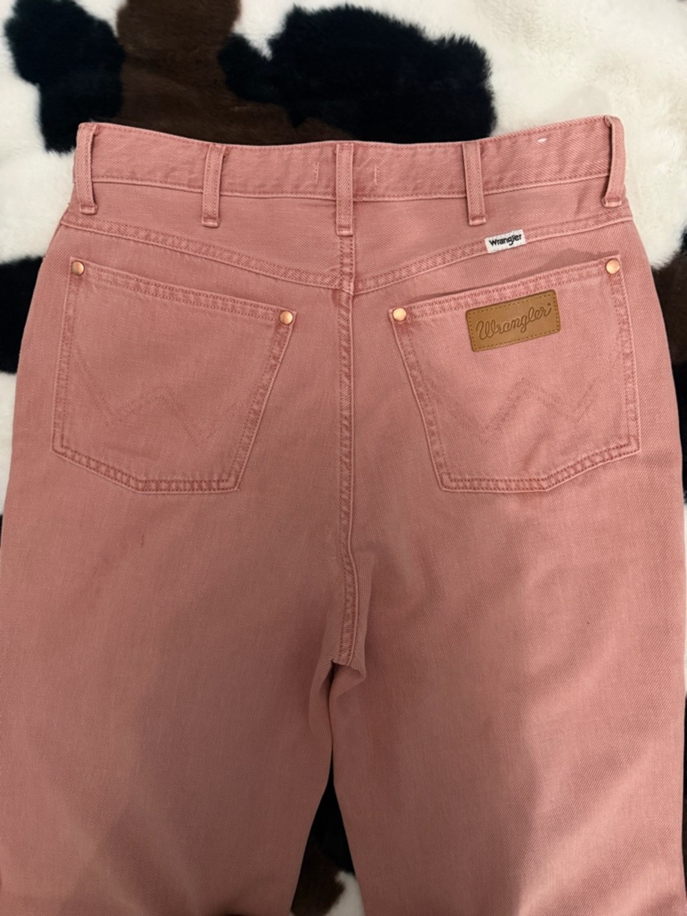 Pink Wrangler Wanderer Wide Leg Jeans - Picture 3 of 7